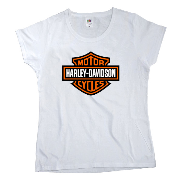 Women's T-shirt Fruit of the loom - Harley-Davidson logo - Mfest