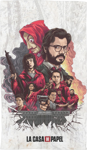 Towel 3D - LA CASA DE PAPEL 2 - Mfest