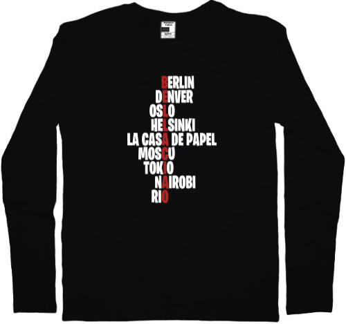 Kids' Longsleeve Shirt - LA CASA DE PAPEL 2 - Mfest