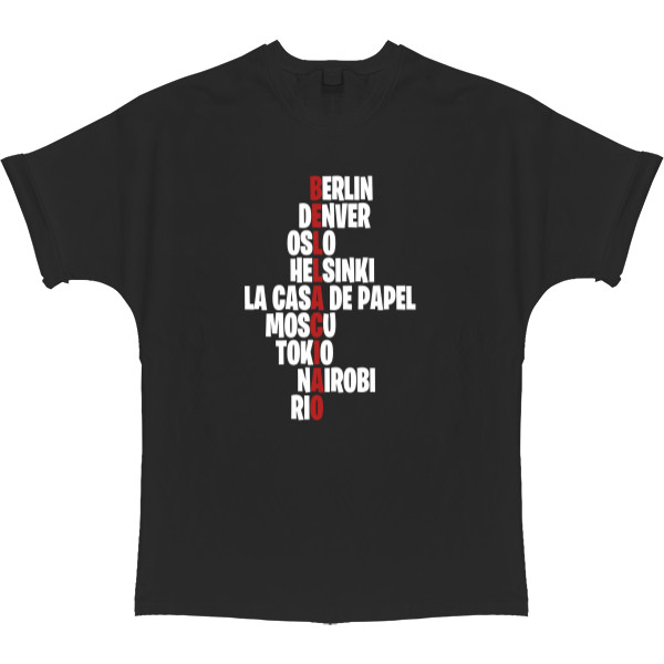 T-shirt Oversize - LA CASA DE PAPEL 2 - Mfest