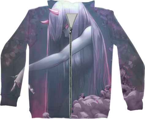 Unisex Zip-through Hoodie 3D - аниме - Mfest