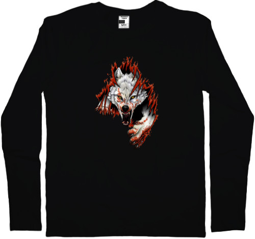 Kids' Longsleeve Shirt - wolf - Mfest