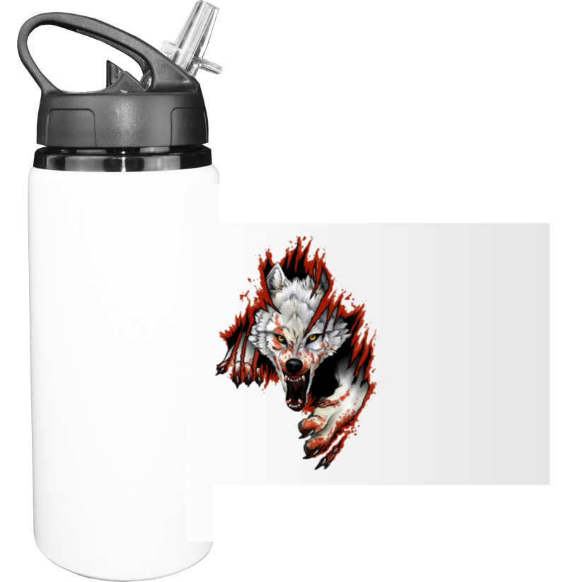 Sport Water Bottle - wolf - Mfest