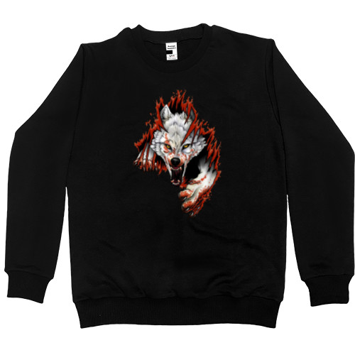 Men’s Premium Sweatshirt - wolf - Mfest