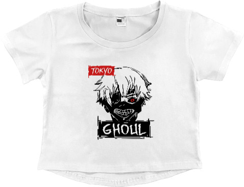 Women's Cropped Premium T-Shirt - tokyo ghoul 2 - Mfest