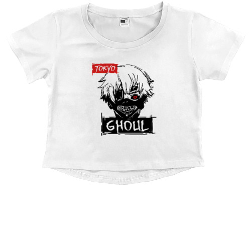 Kids' Premium Cropped T-Shirt - tokyo ghoul 2 - Mfest