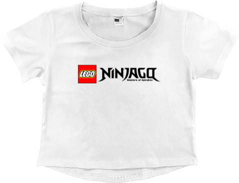 Women's Cropped Premium T-Shirt - ninjago - Mfest