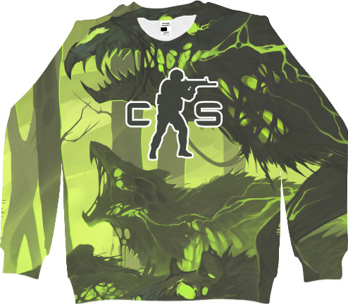 Men's Sweatshirt 3D - Cs go skin Virus - Mfest