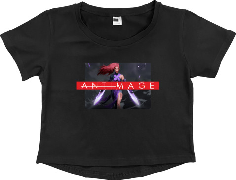 Women's Cropped Premium T-Shirt - Dota 2 Anti-Mage Persona - Mfest