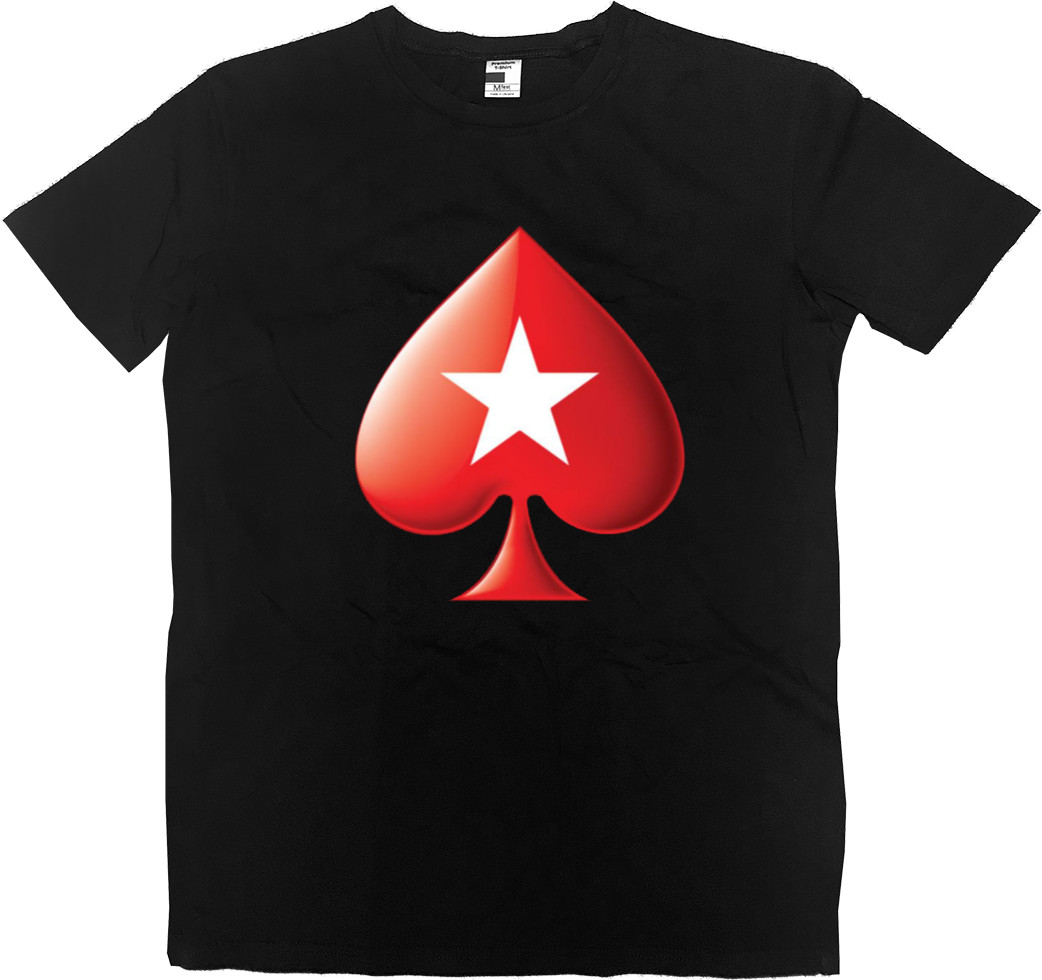 Футболка Премиум Детская - poker stars logo 2 - Mfest