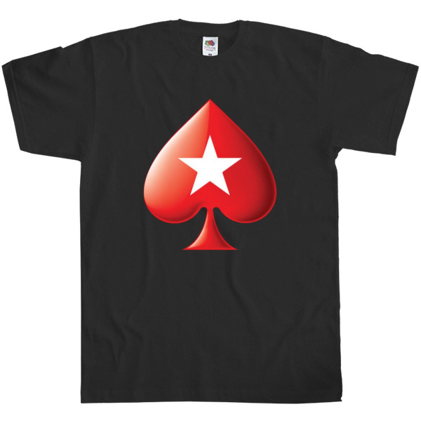 Футболка Классика Детская Fruit of the loom - poker stars logo 2 - Mfest