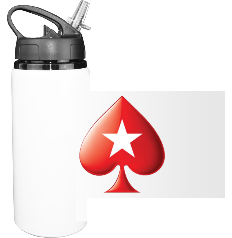 Бутылка для воды - poker stars logo 2 - Mfest