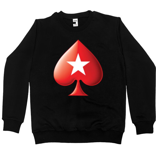 Свитшот Премиум Мужской - poker stars logo 2 - Mfest