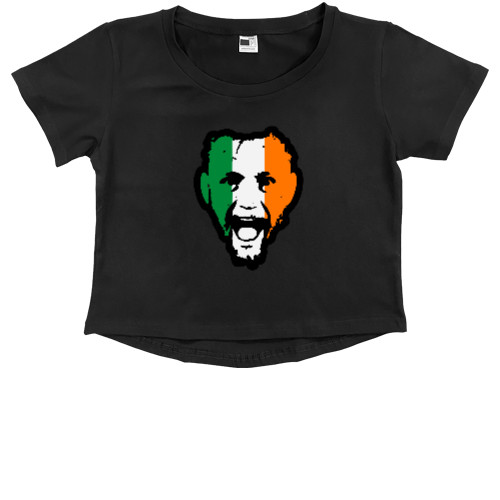 Kids' Premium Cropped T-Shirt - Conor McGregor 3 - Mfest