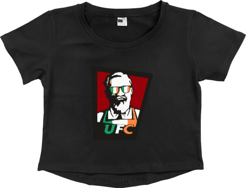 Women's Cropped Premium T-Shirt - Conor McGregor 4 - Mfest