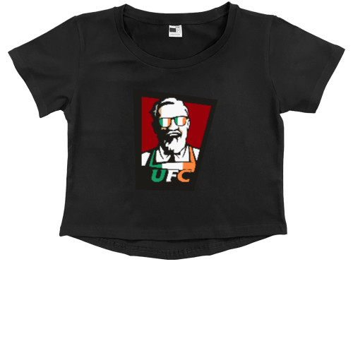 Kids' Premium Cropped T-Shirt - Conor McGregor 4 - Mfest