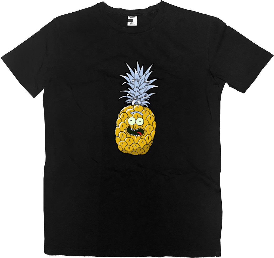 Футболка Премиум Мужская - pineapple rick - Mfest