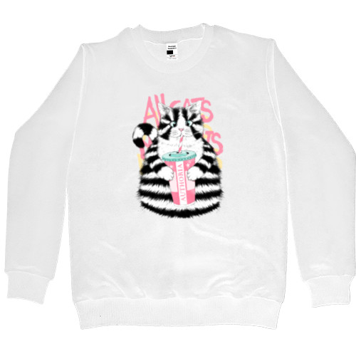 Men’s Premium Sweatshirt - cat grabs - Mfest