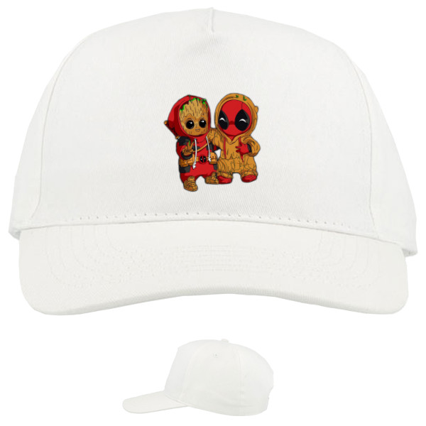 Baseball Caps - 5 panel - baby groot and Deadpool - Mfest