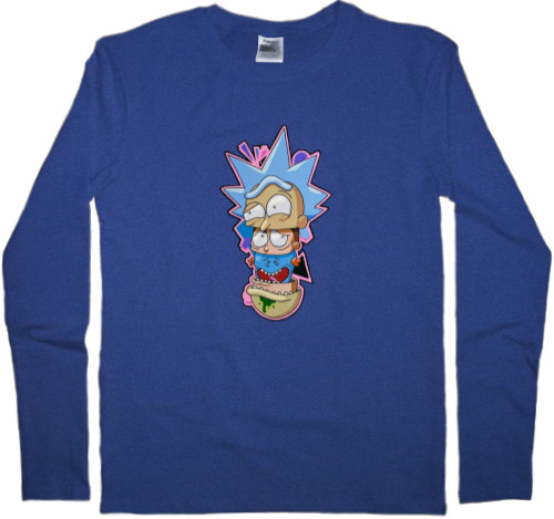 Men's Longsleeve Shirt - rick y morty - Mfest