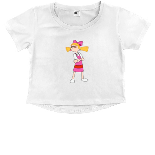 Kids' Premium Cropped T-Shirt - helga pataki - Mfest