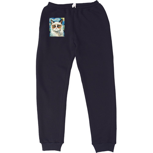 Women's Sweatpants - злой кот (Ван Гог) - Mfest