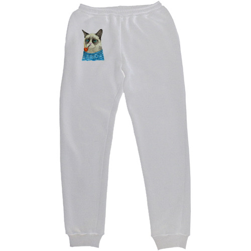 Women's Sweatpants - Грустный Кот - Mfest