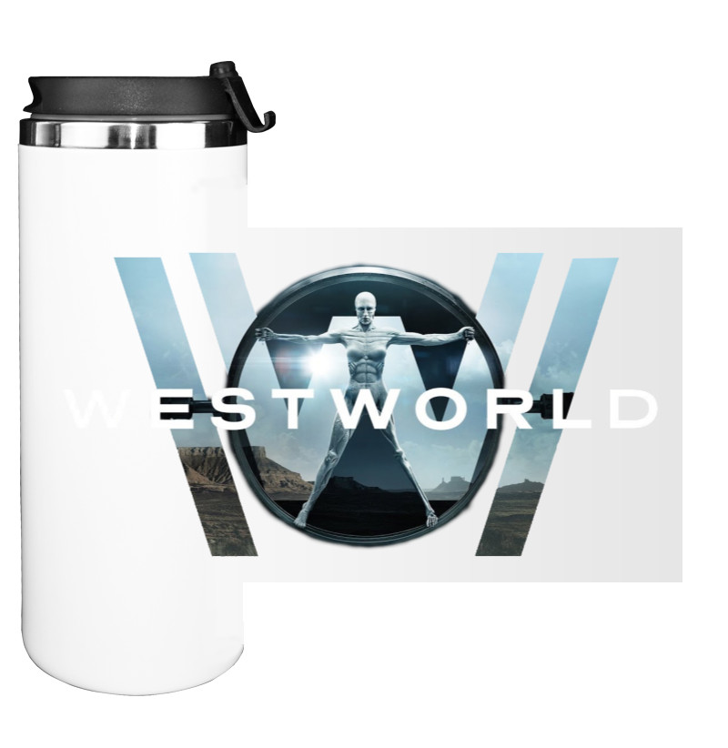 Water Bottle on Tumbler - Мир Дикого Запада - Mfest