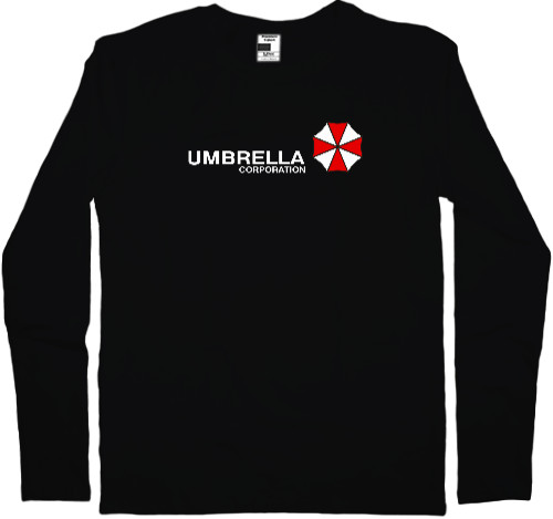 Футболка з Довгим Рукавом Чоловіча - UMBRELLA CORPORATION 5 - Mfest