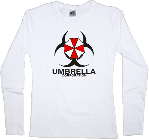 Футболка з Довгим Рукавом Жіноча - UMBRELLA CORPORATION 3 - Mfest