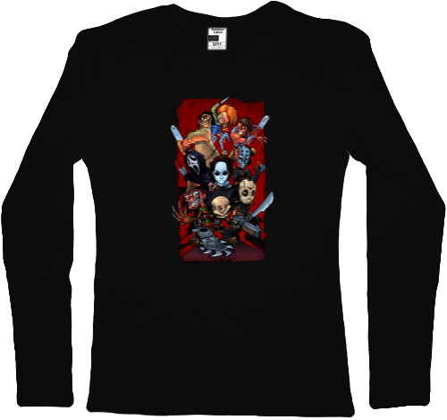 Women's Longsleeve Shirt - друзья - Mfest