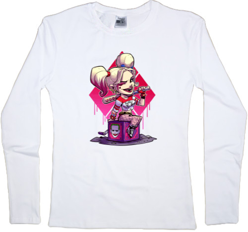 Women's Longsleeve Shirt - Harley Quinn - Mfest