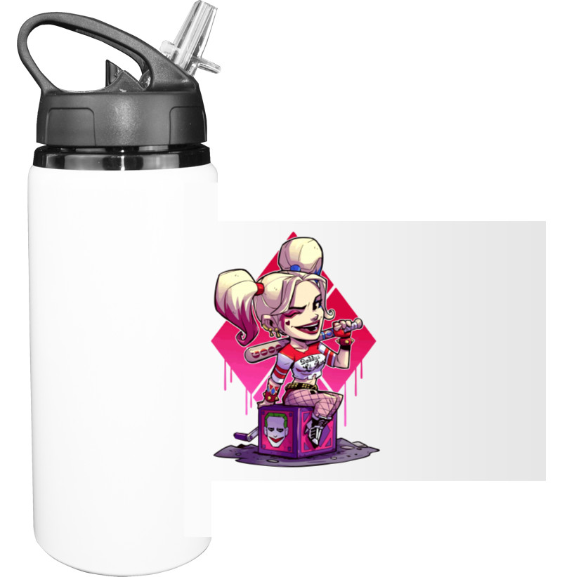 Sport Water Bottle - Harley Quinn - Mfest