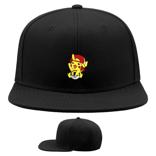 Snapback Baseball Cap - пикачу 2 - Mfest