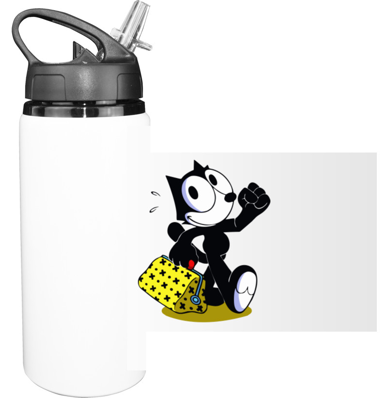 Кот Феликс / Felix The Cat - Sport Water Bottle - Felix the Cat - Mfest