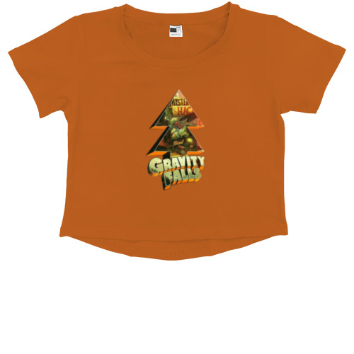 Kids' Premium Cropped T-Shirt - Gravity Falls - Mfest