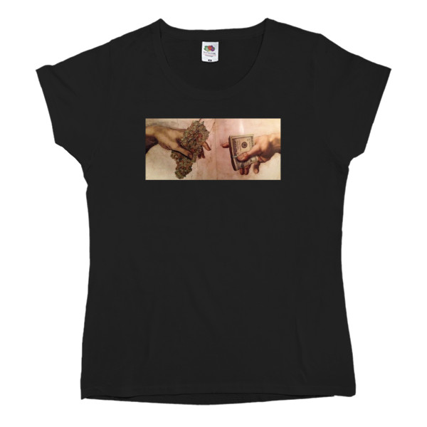 Women's T-shirt Fruit of the loom - HAND OF GOD TEE 2 - Mfest