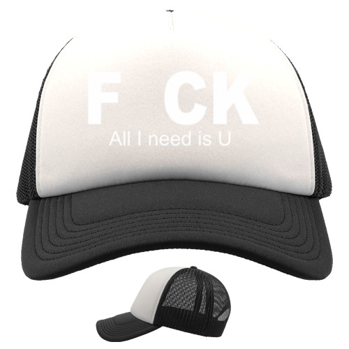 Trucker Cap - FUCK - Mfest