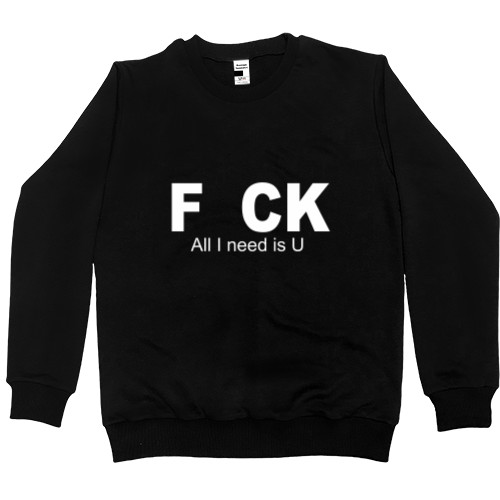 Men’s Premium Sweatshirt - FUCK - Mfest