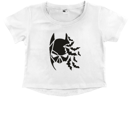 Kids' Premium Cropped T-Shirt - БЕТМЕН - Mfest