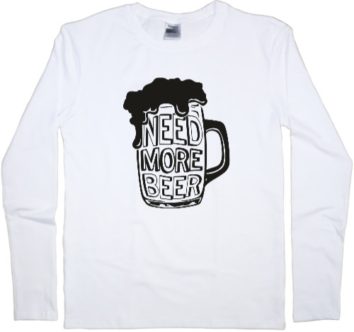 Men's Longsleeve Shirt - Need More Beer - Mfest