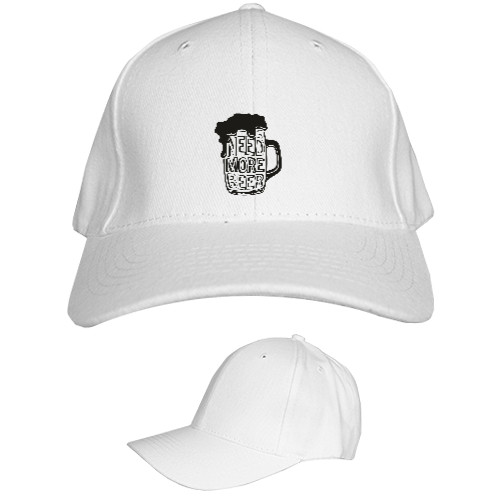 Kids' Baseball Cap 6-panel - Need More Beer - Mfest