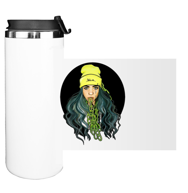 Water Bottle on Tumbler - Billie Eilish - Mfest