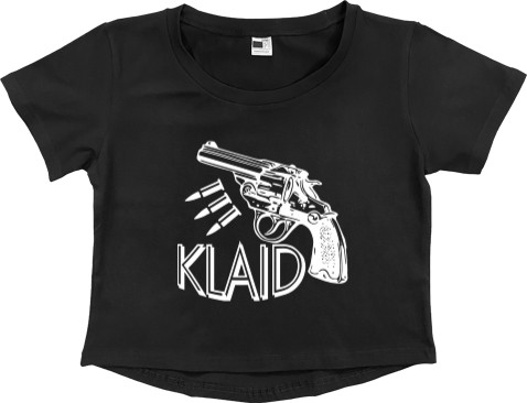 Women's Cropped Premium T-Shirt - BONI KLAID - Mfest