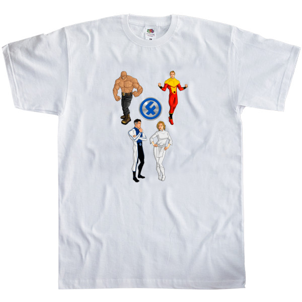 Men's T-Shirt Fruit of the loom - Fantastic 4 (4) - Mfest