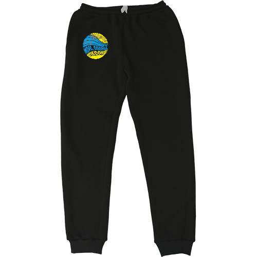 Men's Sweatpants - солнце, море, песок - Mfest