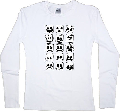 Women's Longsleeve Shirt - Marshmello 24 - Mfest