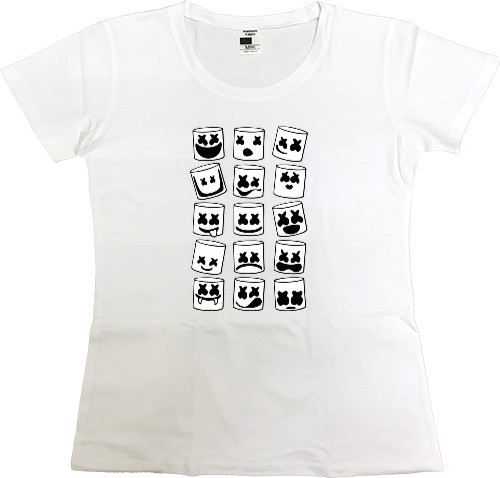 Women's Premium T-Shirt - Marshmello 24 - Mfest