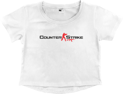 Women's Cropped Premium T-Shirt - Counter-Strike - Mfest