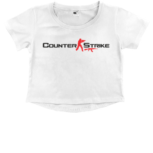 Kids' Premium Cropped T-Shirt - Counter-Strike - Mfest